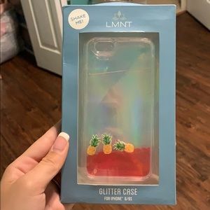 Brand new phone pineapple glitter case iPhone 6/6s